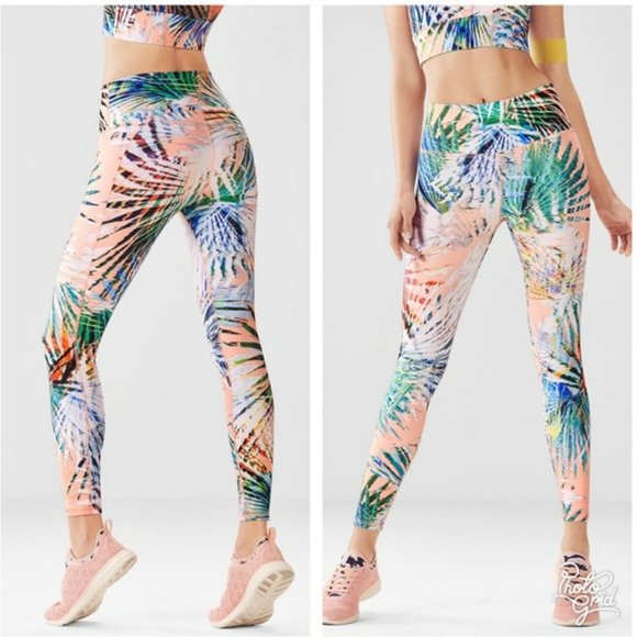 Fabletics Pants - NWT FABLETICS Kate Hudson SALAR Marbella Tropical Leggings